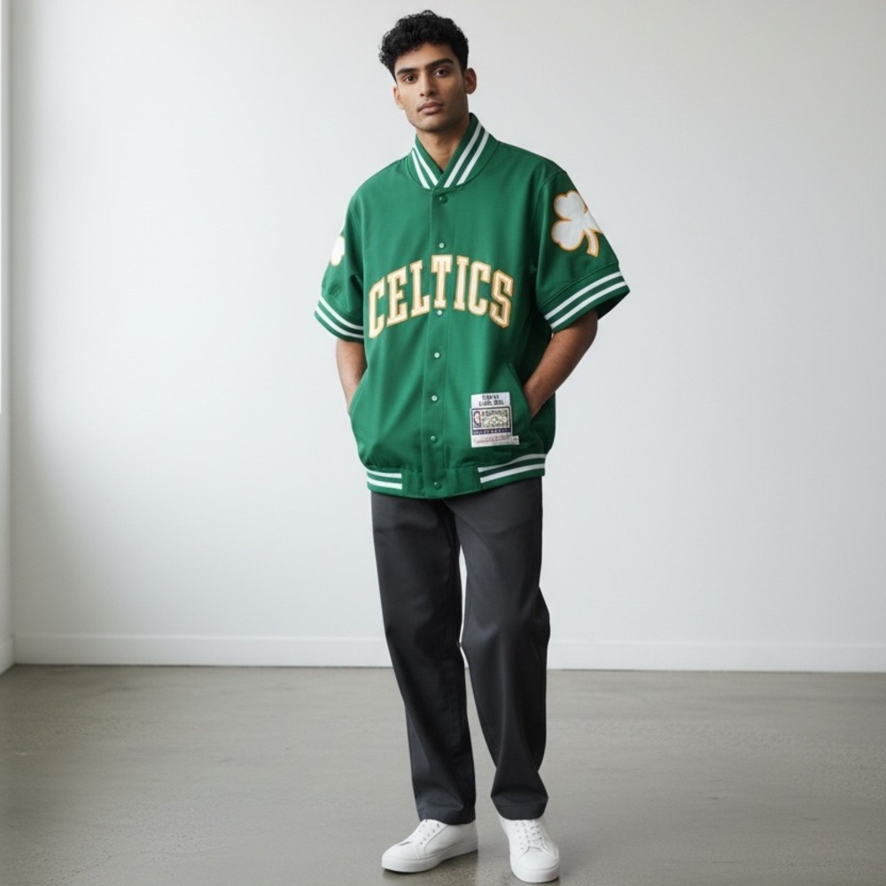 Mitchell & Ness Authentic Hardwood Class Larry Bird Practice Jersey (83-84) - Picture 5 of 5